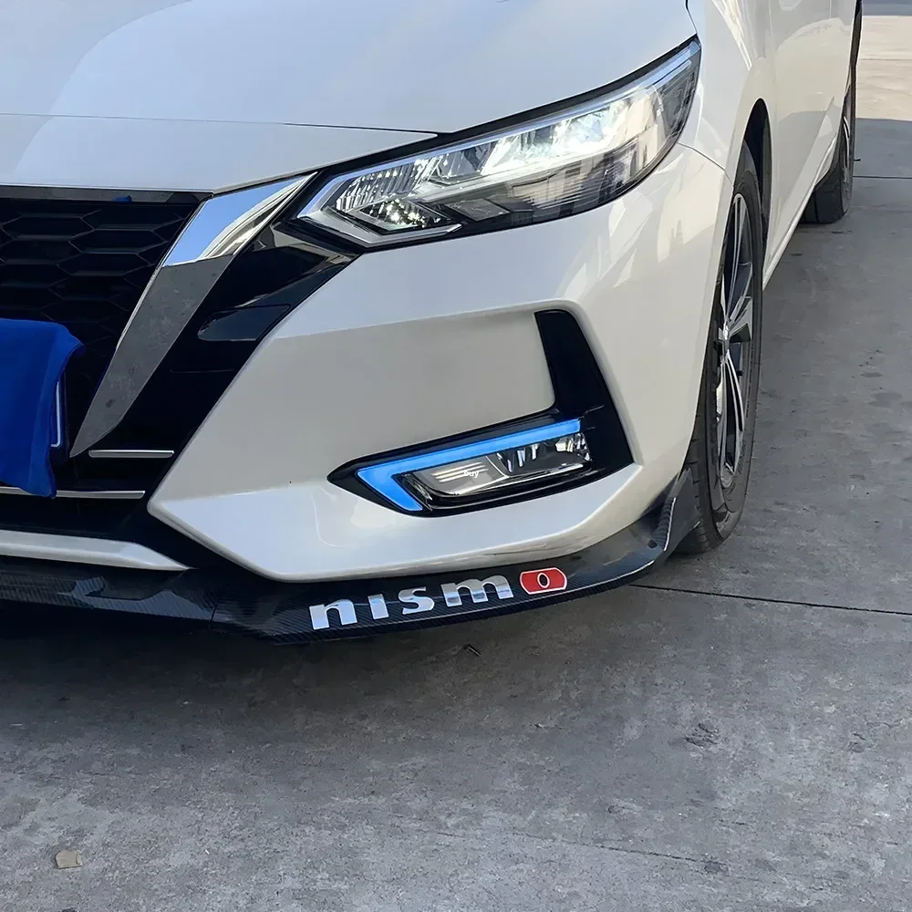 مجموعة أضواء السيارة لنيسان سيلفي 14Th 2019-2022 المصد الأمامي ترقية LED الديناميكي النهار تشغيل ضوء أداة الملحقات #2