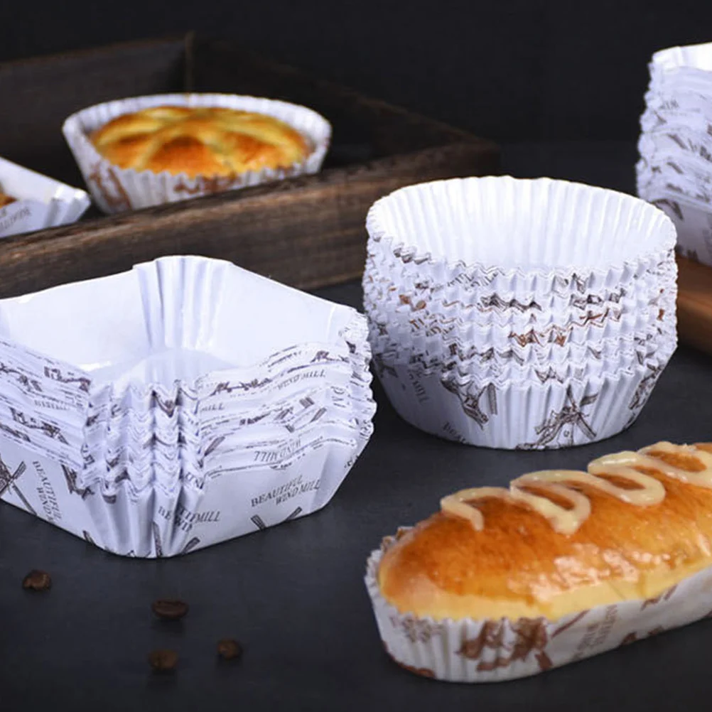 

300Pcs Cupcake Paper Holders Classic Round Shape Baking Liners Heat Resistant Oil Proof for Muffin Cupcake Cake Baking Supplies