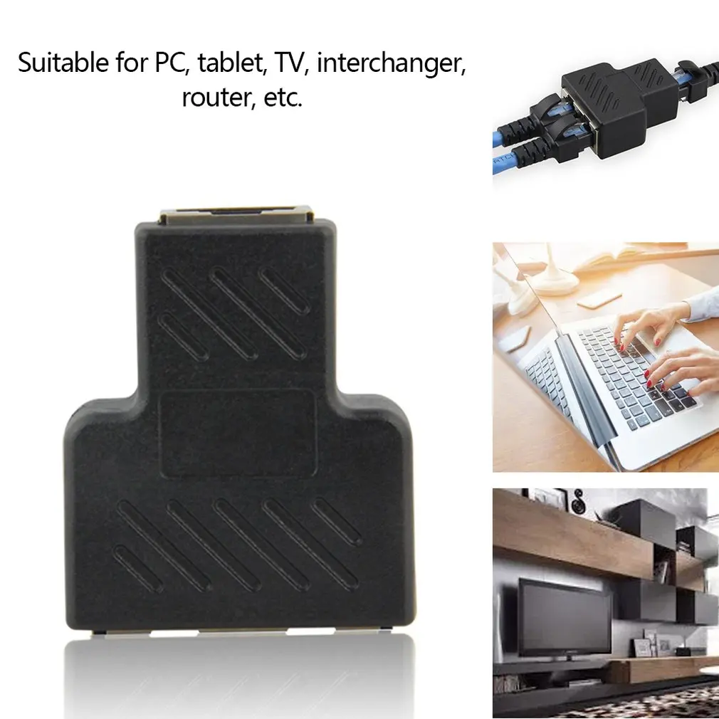 The New Pair Connector RJ45 Uses a One In Two Pair Connector Extender For The Simultaneous Internet Connection Network Head