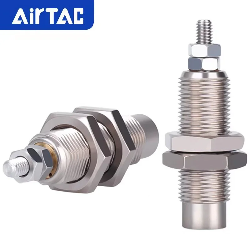 Original AirTAC Small MPE Single Acting Threaded Needle Pneumatic Cylinder MPE6 8 10 12 16 Stroke 5 10 15mm-N External Thread