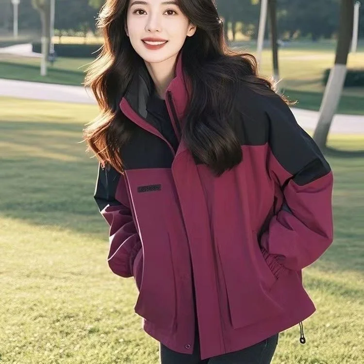 سترات راكبي الدراجات النارية سترة نسائية رقيقة للخريف ميلارد متدرجة مطوي مضغوطة احترافية أنيقة ورشيقة مجسمة للهالوين #4