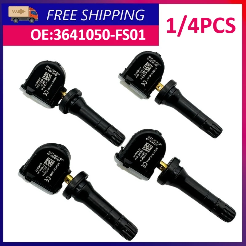 1/4PCS Tire Pressur…