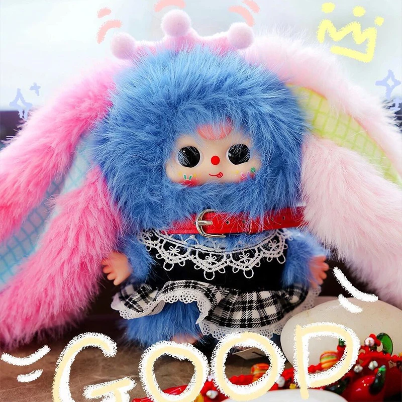 

Baby Three Miniature Bunny Series Blind Box Plush Doll Bag Pendant Toy Vinyl Mystery Box Action Figure Birthday Toy Gift