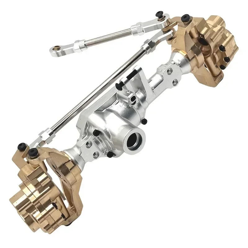 Wltoys 104006 104010 104020 104026 ชุดเกียร์เพลาพอร์ทัลทองเหลืองด้านหน้าและด้านหลัง สำหรับรถบังคับวิทยุขนาด 1/10 อะไหล่แต่ง อุปกรณ์เสริม