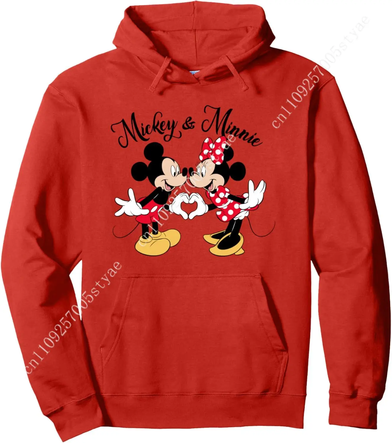 

Disney Mickey And Friends Valentine's Day Mickey & Minnie Pullover Hoodie