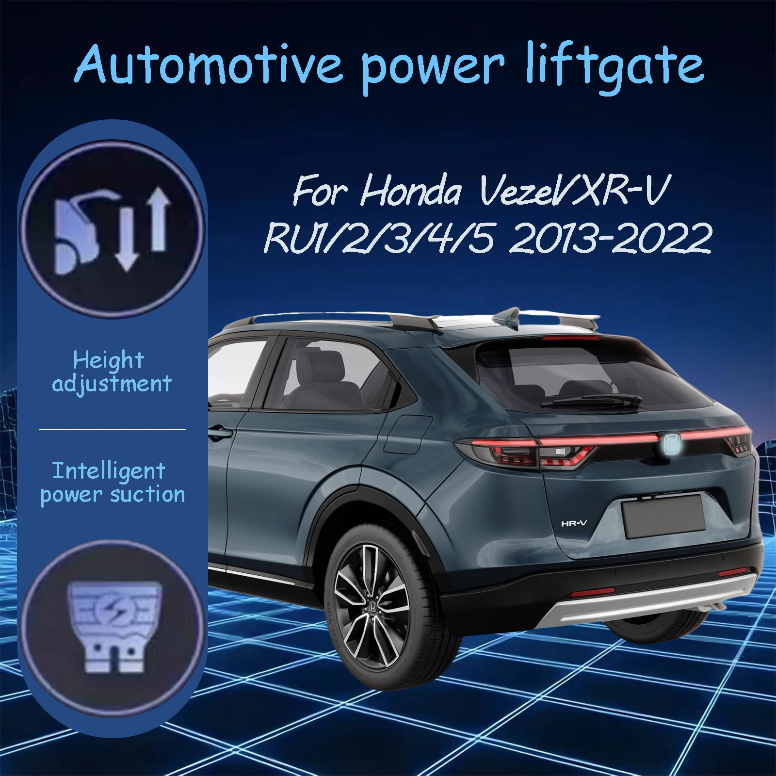 

For Honda Vezel/XR-V RU1/2/3/4/5 2013-2022 Electric tailgate automatic suction locks suitable Trunk modification system