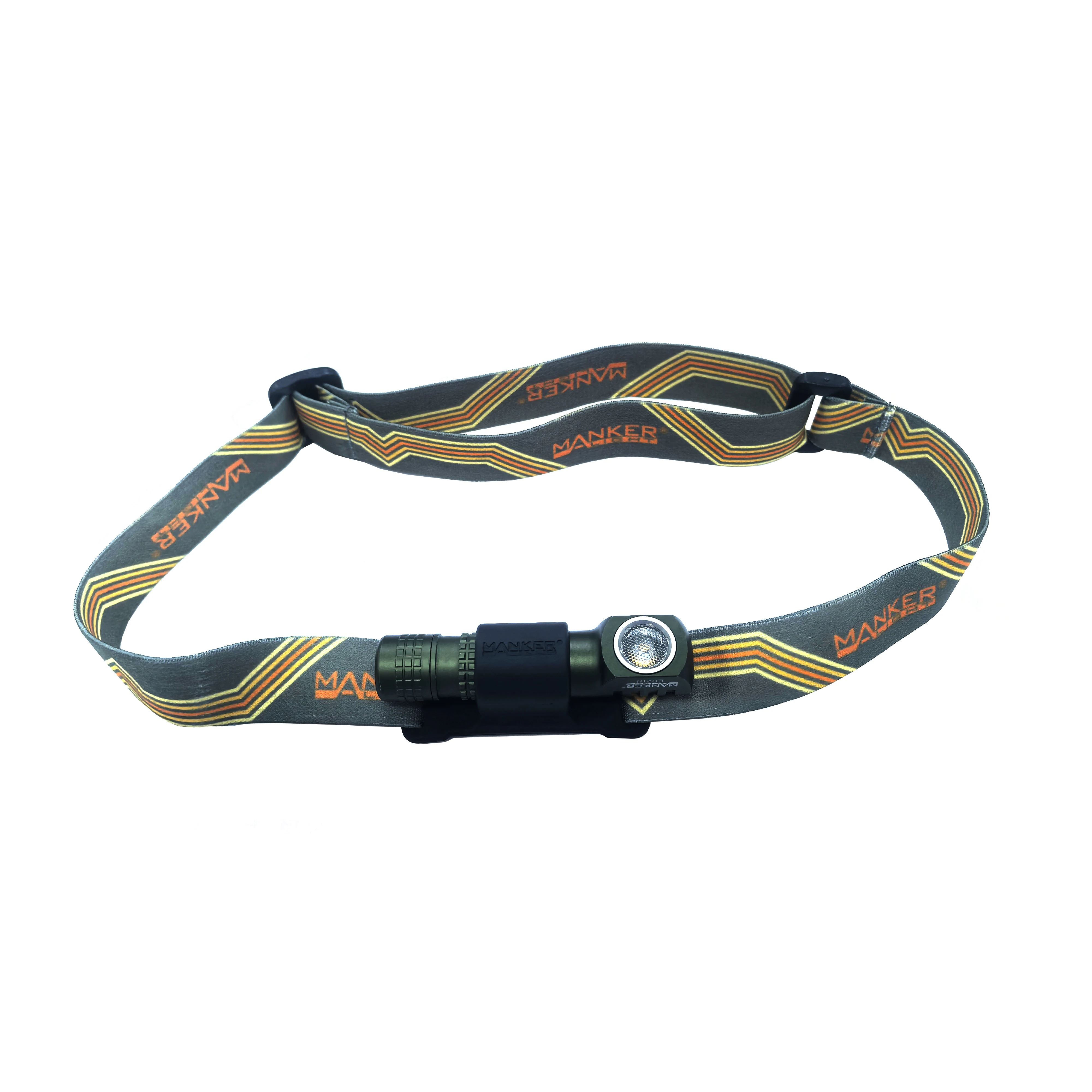 Mankerlight Adjustable Elastic Silicone Headband for Manker E02 E02H E02 II E02 II Flashlight