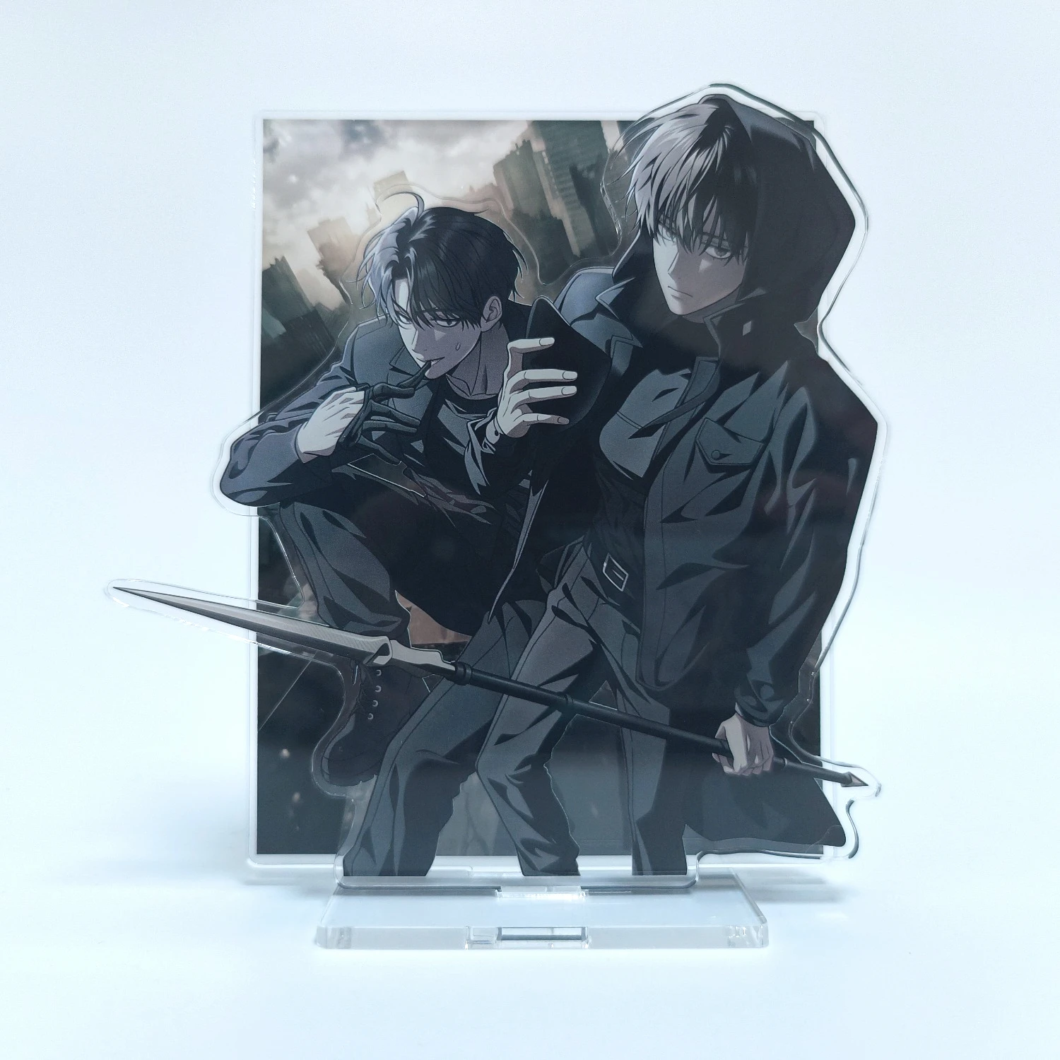 The Hunter's Gonna Lay Low Manhwa Acrylic Standee Key Chain Anime Collectible Gift Desk Decor