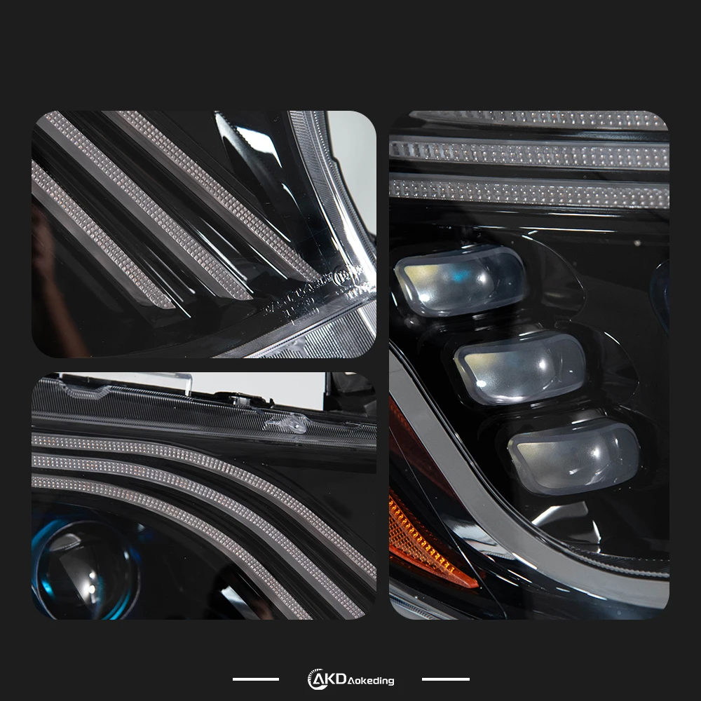Head Light For Benz Sprinter 2018-2023 Автомобильные Товары Head Lamp Hella 12V H7 Led Light Car Accessories Sprinter Lights