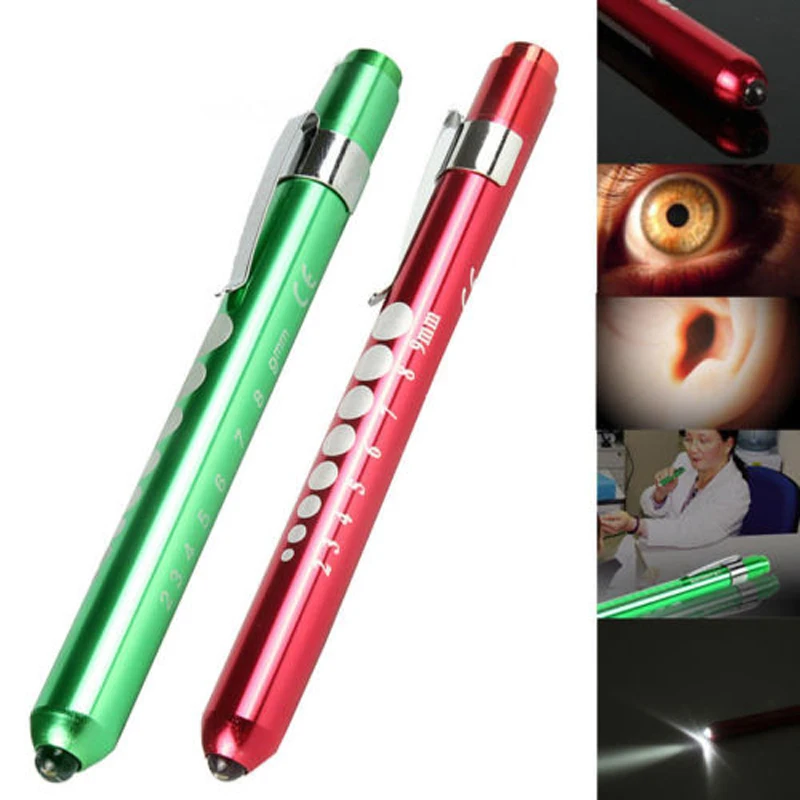 1PC Pocket Medical Pen Light Lanten LED Penlight Torch Otoscope Flashlight Ophthalmoscope for Doctor Nurse Emergency First Aid