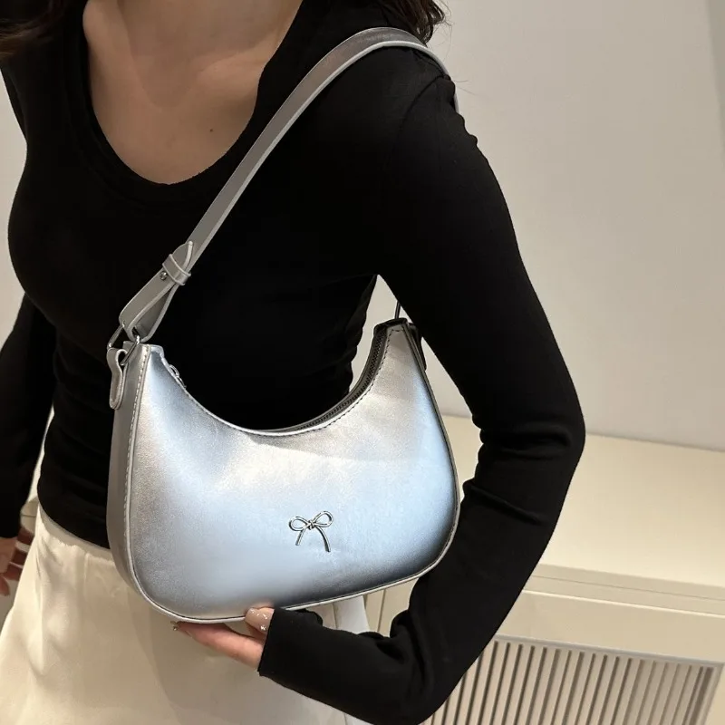 

Fashionable Crossbody Bag for Women Shoulder Bag Casual Bow Underarm Bag Purse and Handbags Designer Bags Сумка Женская Sac 2025