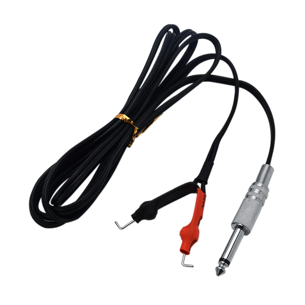 

Black Tattoo Clip Cord Power Supply Durable Hook Line for Rotary Tattoo Machines and Tattoo Equipment Set