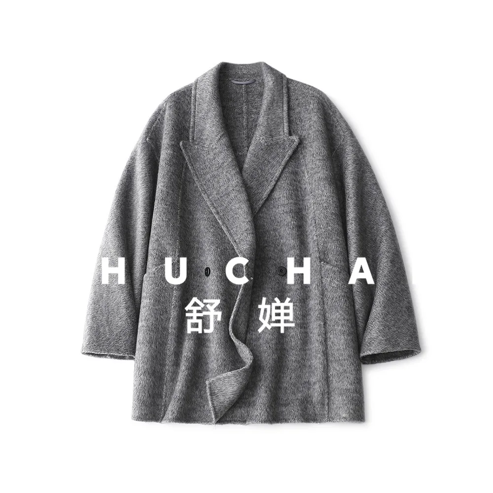 

Double-breasted Double-sided Woolen Women Coat in Winter Wears Casacos Femininos Inverno 2025