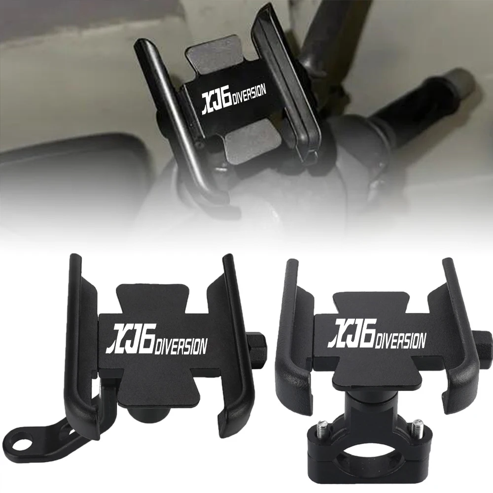 Motorcycle Accessories Handlebar Mobile Phone Holder GPS Stand Bracket For YAMAHA XJ6N XJ6DIVERSION XJ6 DIVERSION 2009-2014 2015