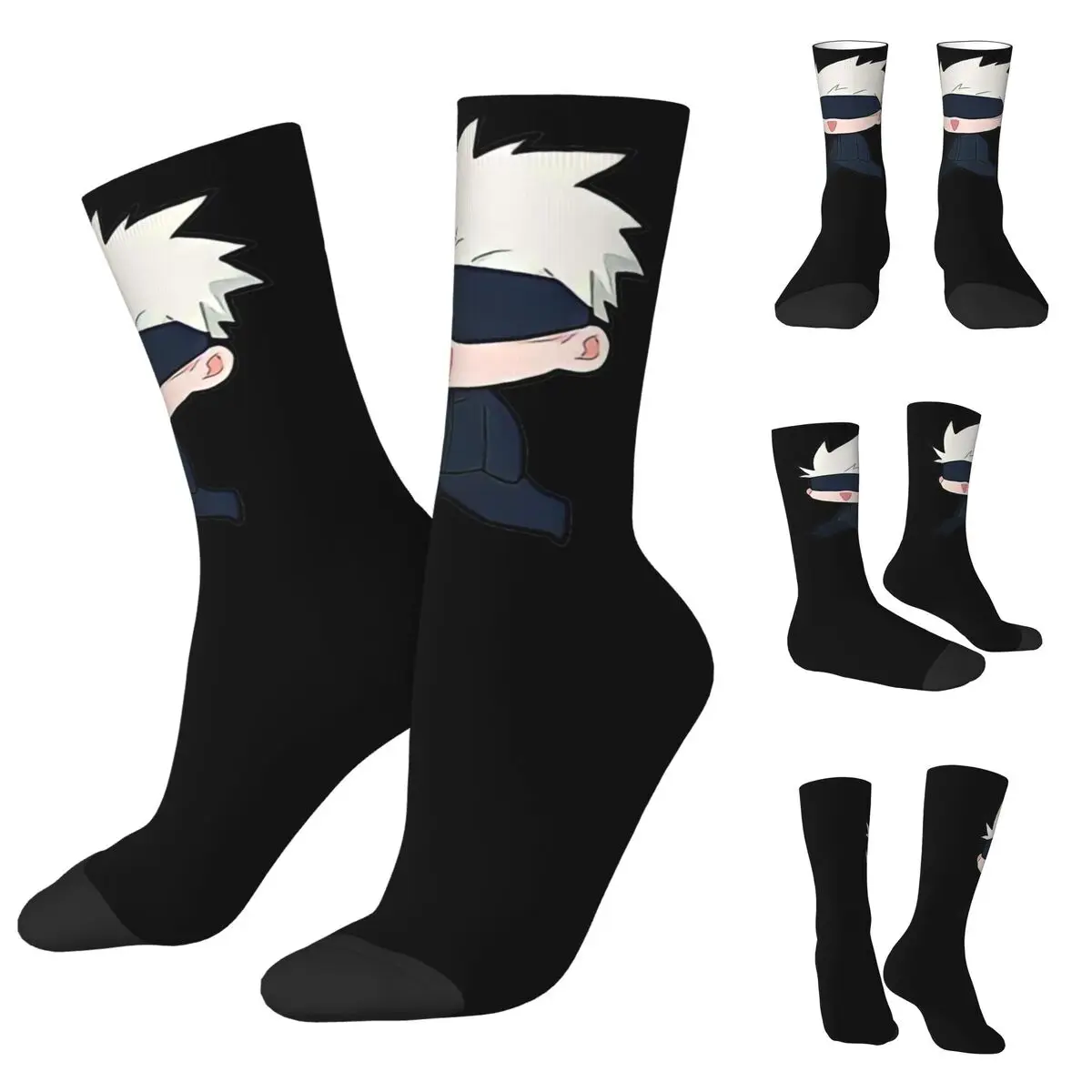 Japanese Manga Gojo Satoru Men and Women printing Socks,Jujutsu Kaisen Anime Motion Applicable throughout the year Dressing Gift