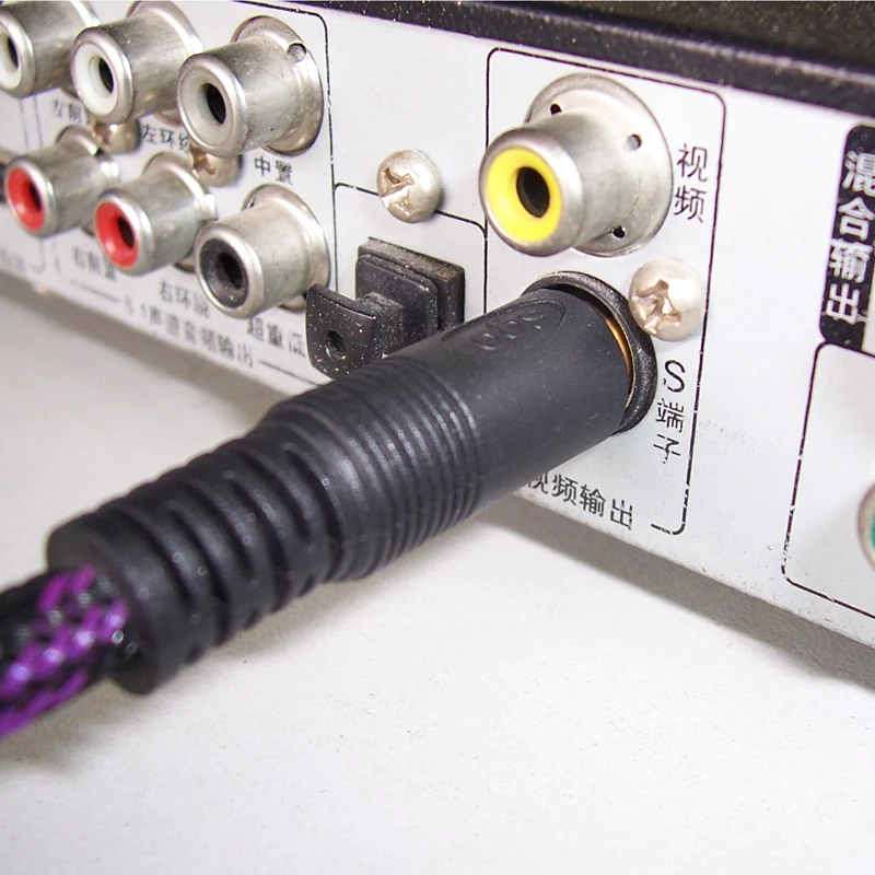 Kabel S-Video linia wideo 4pin 4P z męskiego na męskie M / M TV Out wideo dla TV HDTV DVD VCR LCD — zdjęcie produktu 5