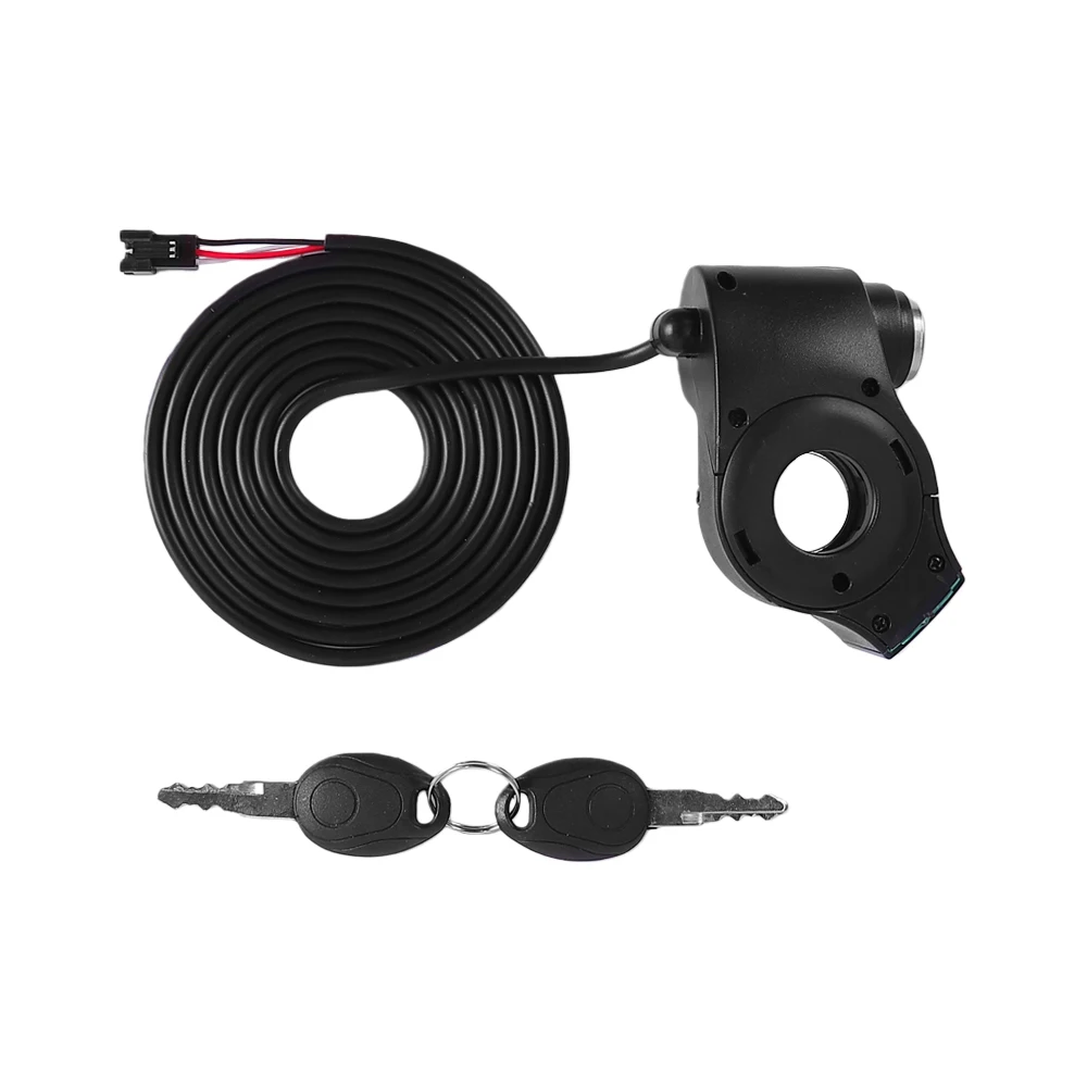 سكوتر كهربائي الإبهام خنق الفولتميتر الجهد الرقمي عرض التبديل الطاقة ل صفر 8X 10X 11X مفتاح إشعال مفتاح الطاقة قفل