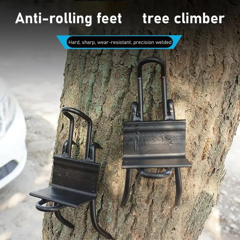 Tree Climbing Spike Set Tool Wear-Resistant High Strength Climbing Spurs Gear Strong Load-Bearing And Adjustable Climbing Spikes