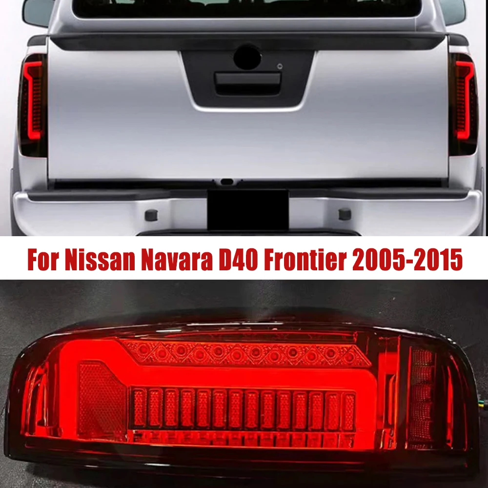 

Car Turn signal Lamp LED Tail Lights For Nissan Navara D40 Frontier 2005 - 2015 Automobile Rear Lamps Brake LED Taillights