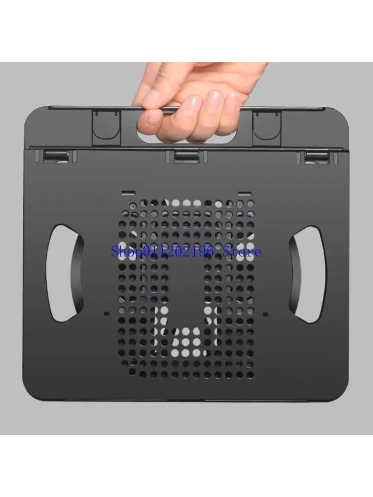 

P82A Adjustable Laptop Stand for Desk Ergonomic Laptop Rack with 360 Degree Rotating Base Foldable Notebook Computer Holde