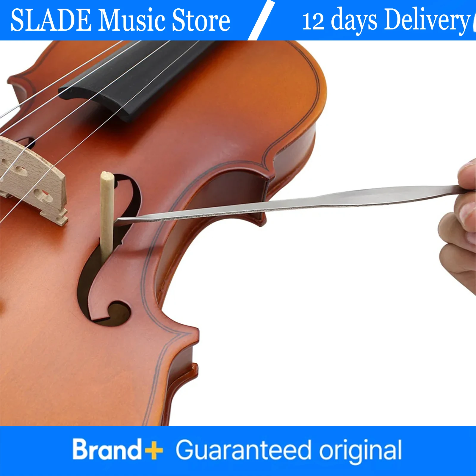 Violin Sound Post Tools Violin Repair Tool Stainless Steel Violin Sound Post Setter Frets Hook Violin Replacement Accessories