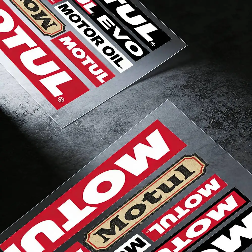 Stickers Moto Sticker Auto Body Bumper  for Motul Windows Motorcycle Green Laptop Walls Vinyl Decal Car Tuning Drink Accessories