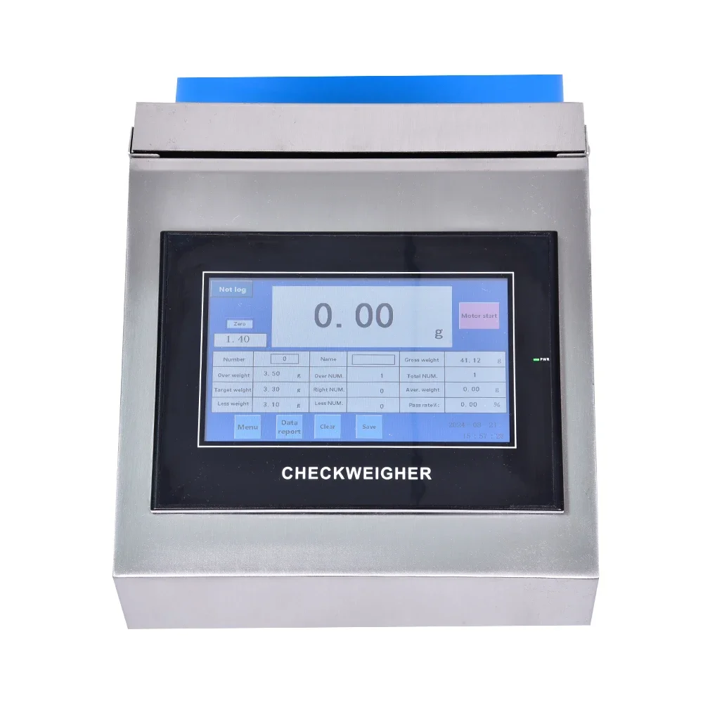 Intelligent Touch Screen High Precision High Speed Checking Scale for Small Package Food Belt Conveyor