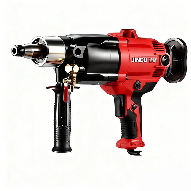 

Электрическая алмазная корончатая дрель 4300 Вт для бетона, сухой и влажной техники, динамометрический сверлильный инструмент, сверхмощная ударная дрель