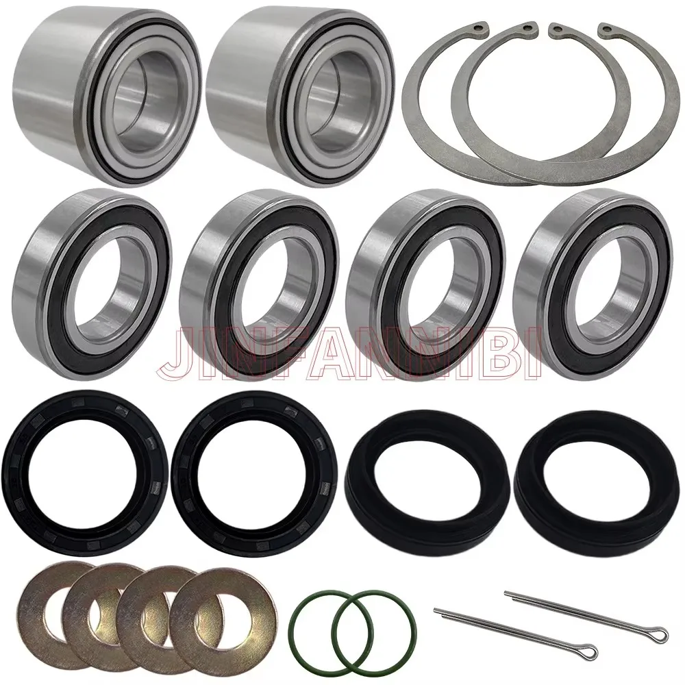 Kit de selos de rolamento da roda traseira dianteira para Yamaha Kodiak 400 450 YFM450 2005-2006