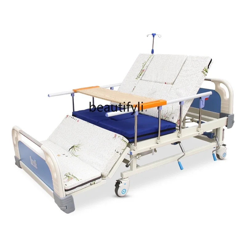 

Paralyzed Patients Nursing Bed Household Multi-Functional Elderly Therapeutic Bed 1.1 Widened Turn-over Bed with Defecation Hole