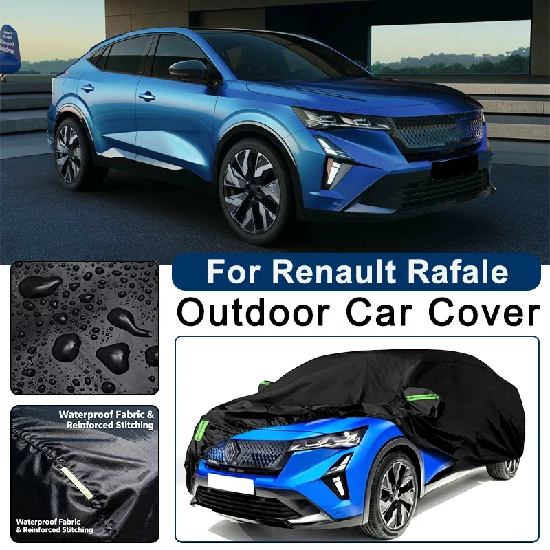 

Outdoor Car Cover Waterproof Dustproof UV Sun Protection, Full Car Protector Exterior Parts For Renault Rafale 2024-2026
