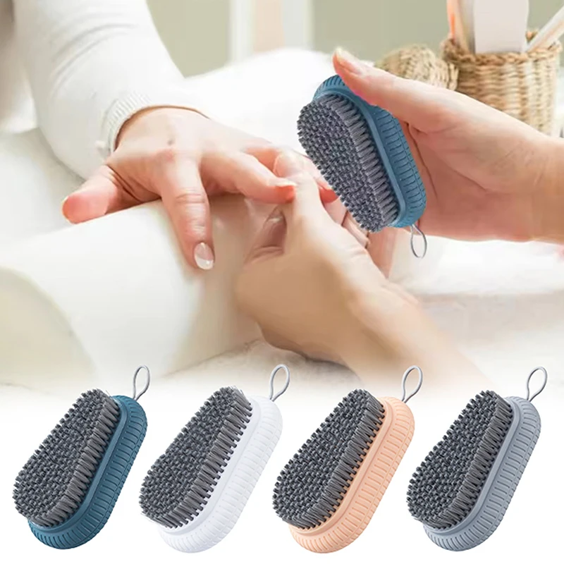 Heavy Duty Nail Brush Scrubbing Soft Art Nail Brush Remove Dirt Practical Fingernail Manicure Tools Care Pedicure Hand Cleaning