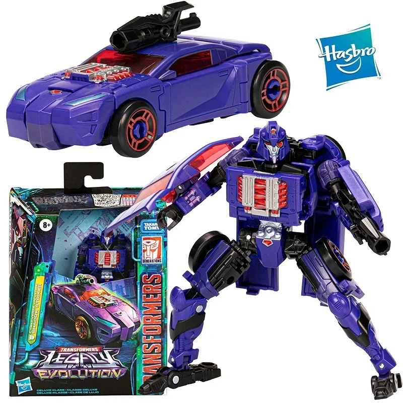 Hasbro Transformers Legacy Cyberverse Universe Shadow Striker 12Cm Deluxe Class Original Action Figure Model Toy Gift Collection