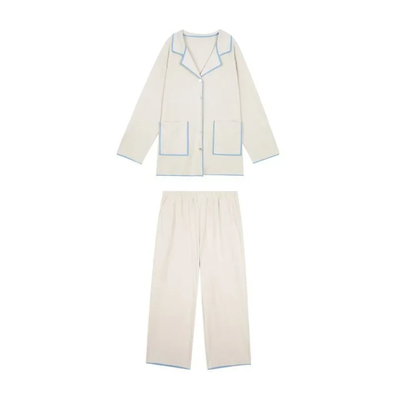 2024 Extra Large Women Loungewear Plush Thicken Sleepwear Winter Antumn New Homewear High Waisted Pants Long Sleeved Pajama Set