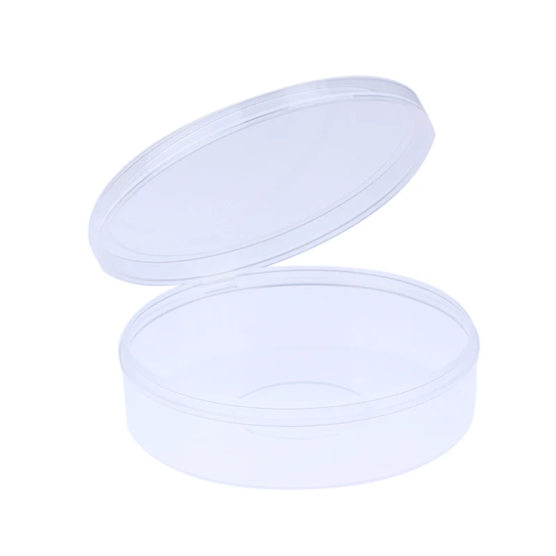 Round Puff Box Case For Puff Transparent Cosmetic Bag Portable Travel Cosmetic Bags Cosmetic Brush Storage Case