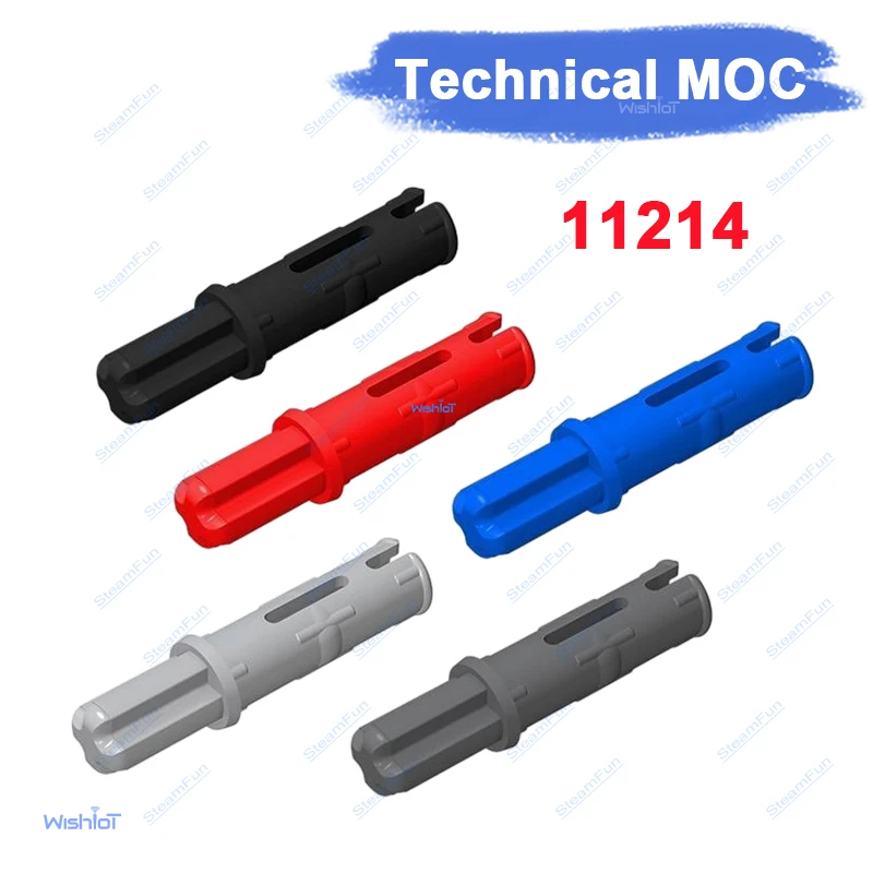 11214 Achse 1L mit Pin 2L Bausteine für Technische MOC-Gebäudekompatible High-Tech-Geschenkideen