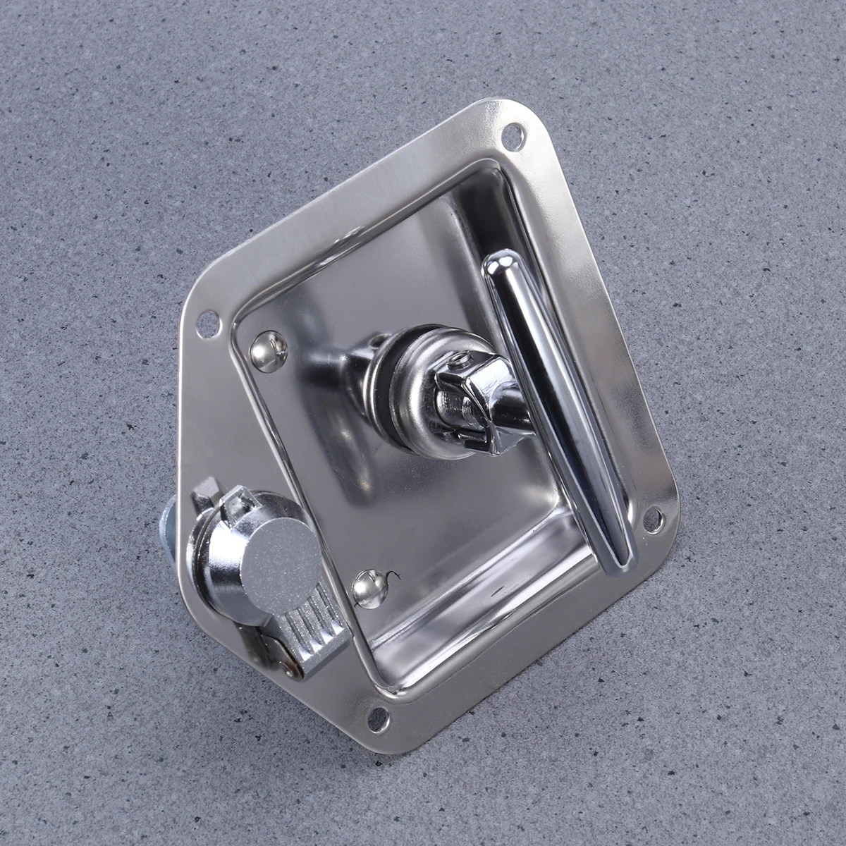 

Stainless Steel Folding T Handle Latch Adjustable Cam For Truck Tool Box Trailer 1.2-2Inch Door Thickness Heavy