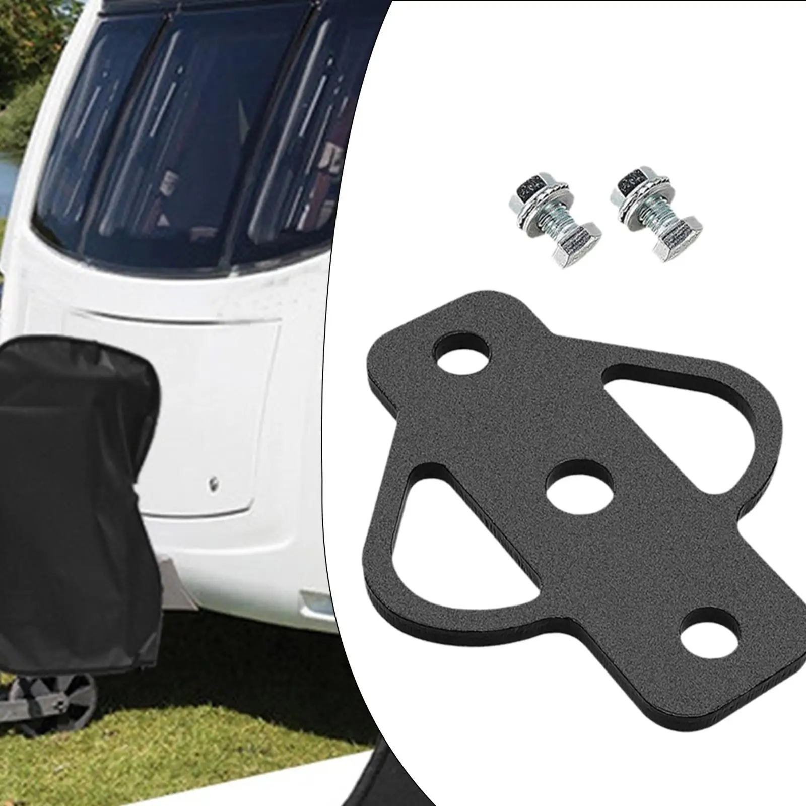 3 Way Trailer Hitch Adapter Lawn Mower for ATV Flat Towing Ball Installation