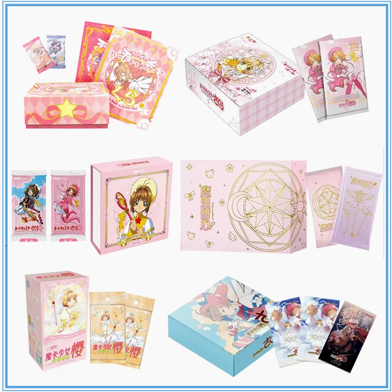 

Новые оригинальные карты Cardcaptor Sakura, аниме, игровая карта, коробка-бустер, игрушка, настольная игра Mistery, подарок на день рождения для мальчика и девочки