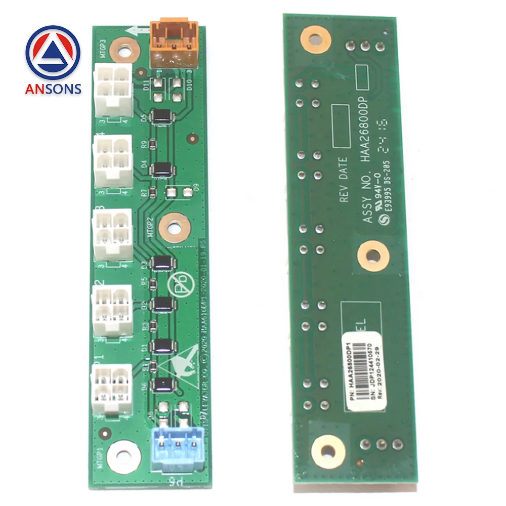 HAA26800DP1 PCBA OTIS واجهة السلالم المتحركة PCB لوحة تحويل Ansons قطع غيار السلالم المتحركة