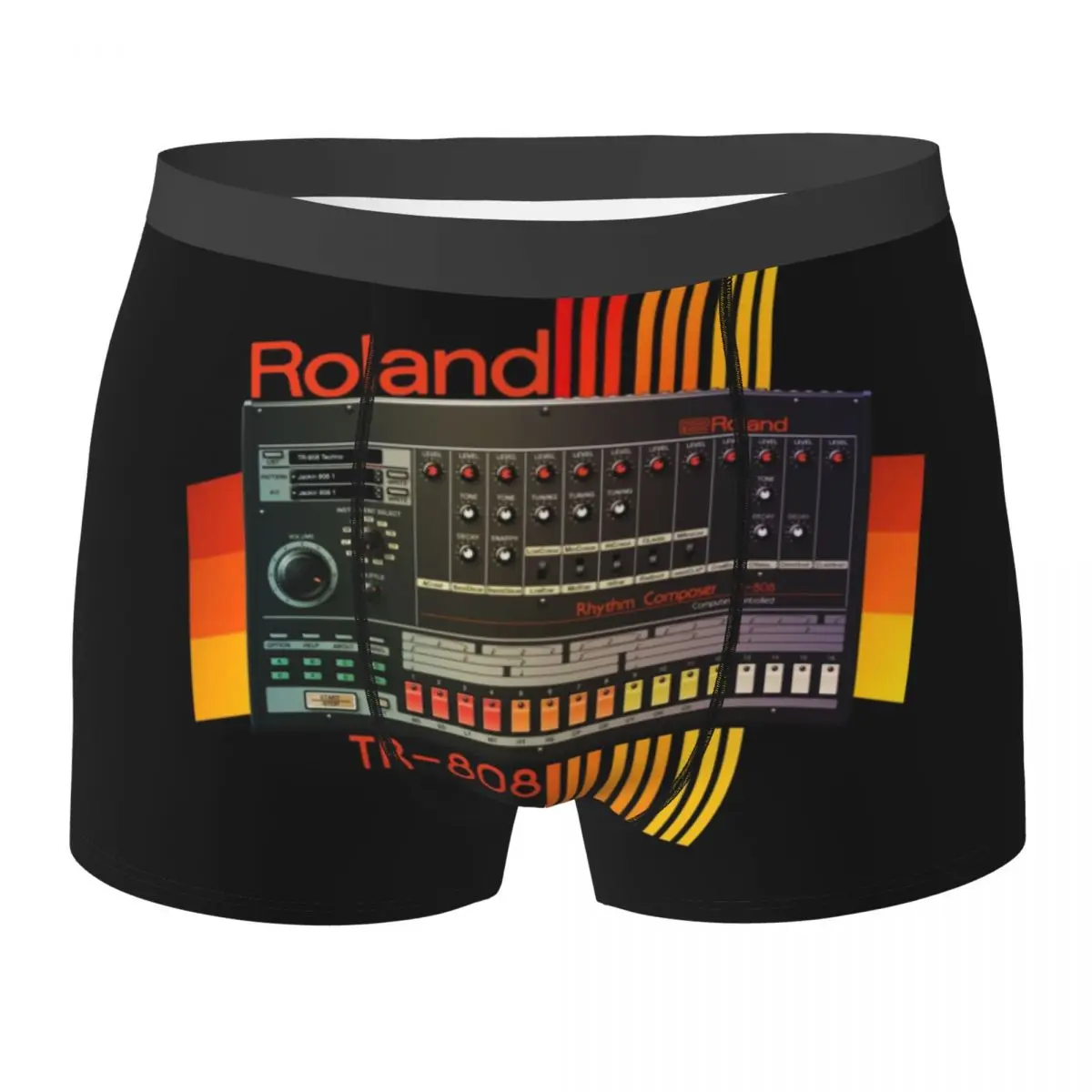 Boxer Underpants Shorts Roland Tr-808 Drum Machine Model Panties Men's Comfortable Underwear for Homme Man Boyfriend Gifts