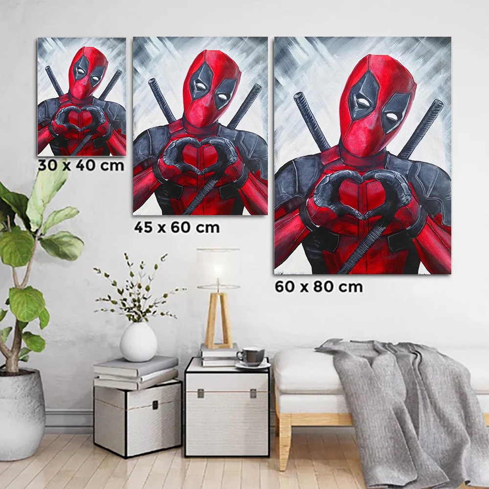 YOUQU Diamond Painting Art Characters Diamond Embroidery Cross Stitch “Deadpool” Diamond Mosaic Home Decoration Handicraft Gifts