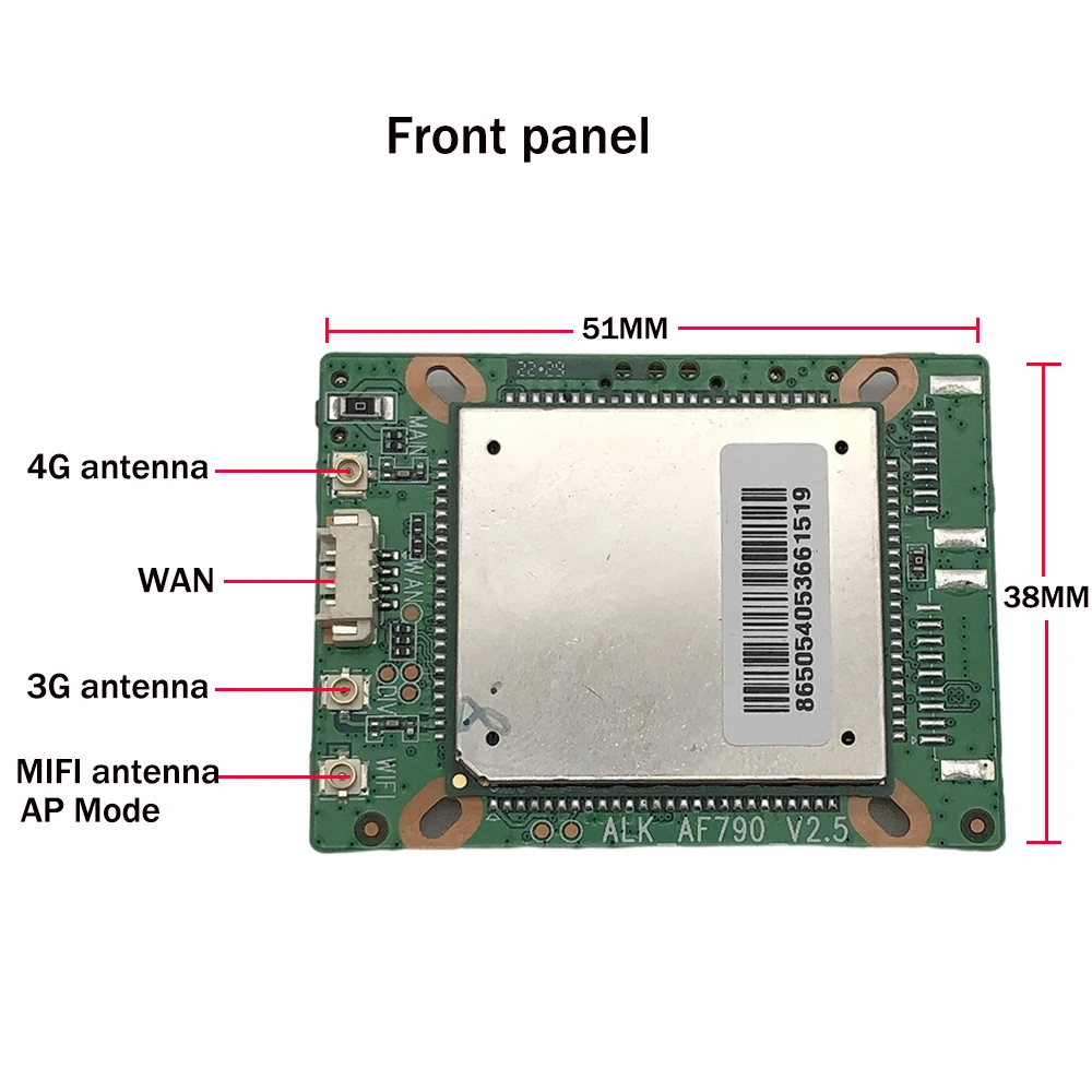 3G 4G SIM Card Surveillance CCTV Camera Repair Parts PCB Module Mainboard Replacement Signal Motherboard Chip ALK_AF790_V2.5