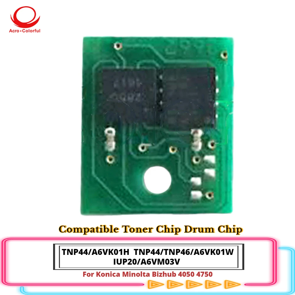 Chip de tóner TNP44 TNP46 para Konica Minolta Bizhub 4050 4750 20K, Cartucho de copiadora de impresora láser, versión de la UE
