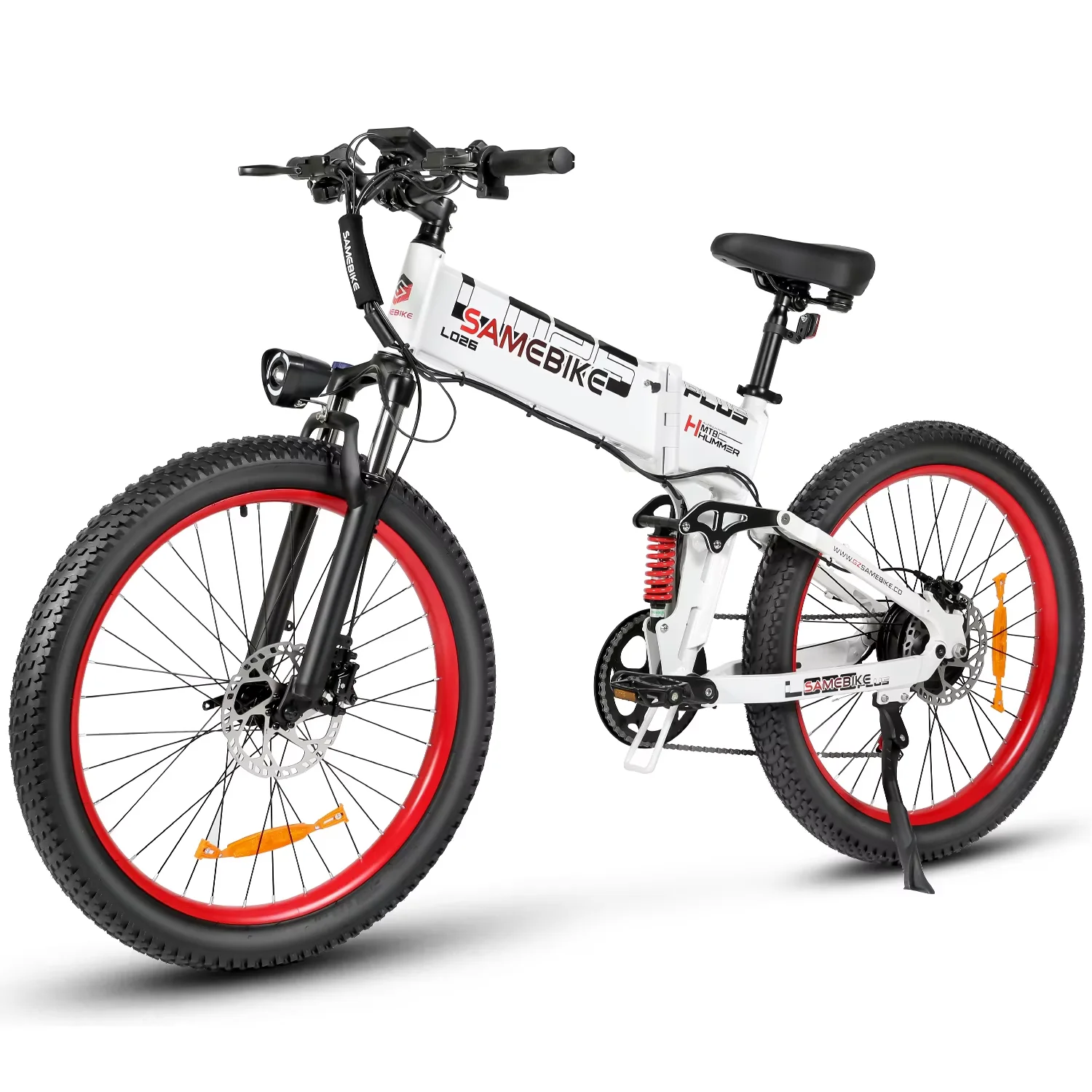 AliExpress NONE SAMEBIKE LO26 PLUS E-bike 1000W Powerful Motor 48V15AH Lithium Battery Adult Foldable E-bike 26-inch Tires City Commuter E-bike