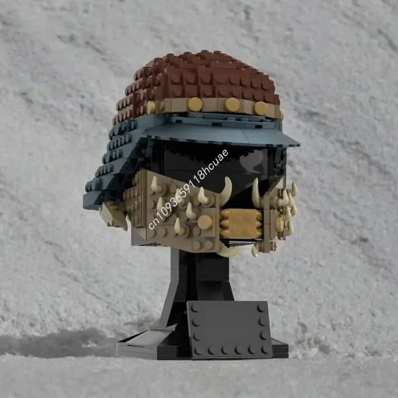 

Набор для сборки MOC: Шлем Скифда Каррисианаса из Star Battle Landosa, 598 деталей, креативный конструктор для детей, подарок на день рождения