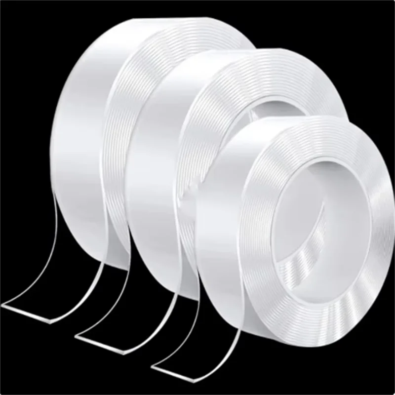 

1/2/3m Nano Tape Double-Sided Adhesive Tape Traceless Waterproof Tape For Bathroom Kitchen Sink Tap Gel Sticker