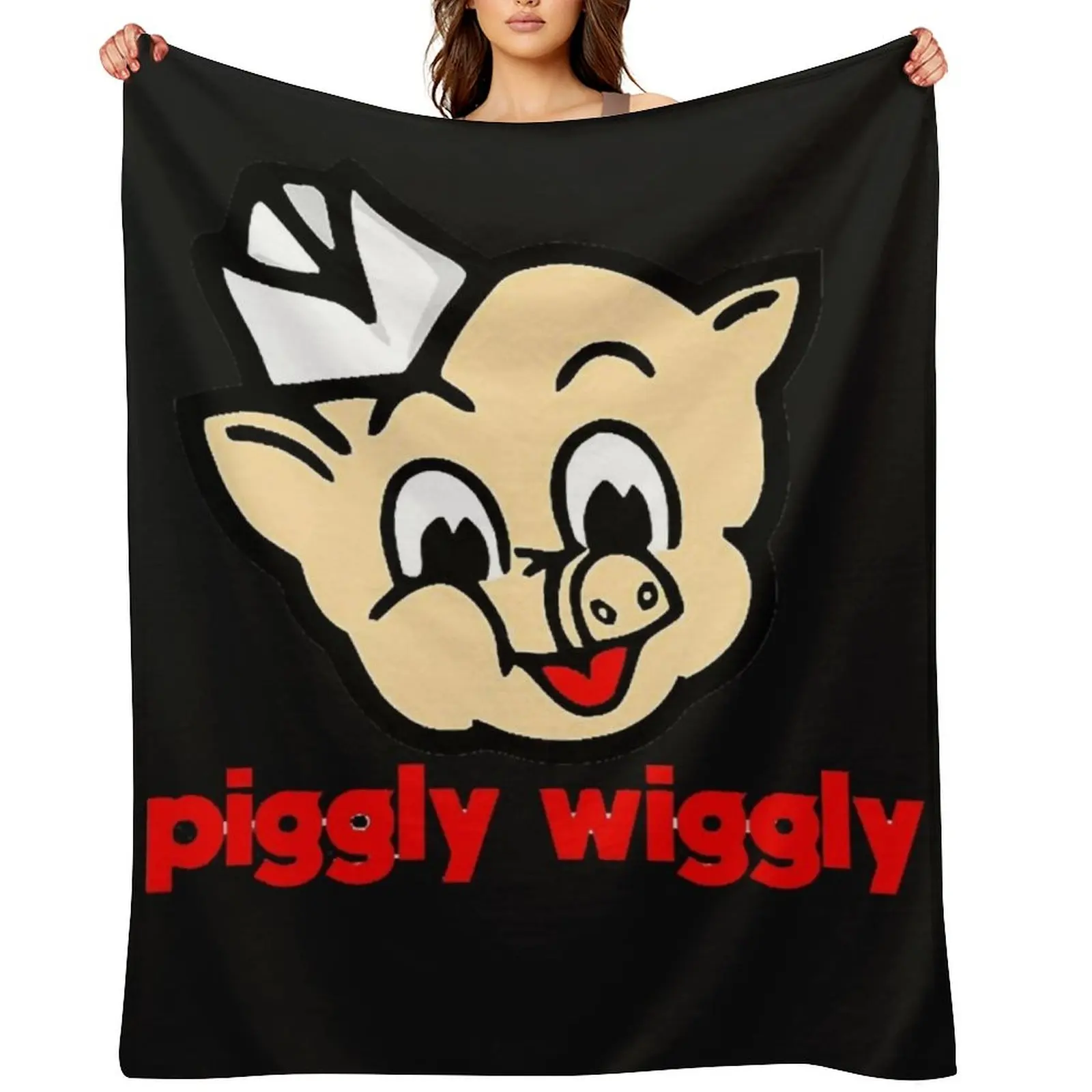 피글리 위글리 클래식 티셔츠 장식용 소파용 얇은 빈티지 웬즈데이 담요