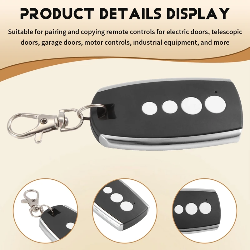 For KING GATES STYLO2K Garage Door Remote Control 433.92Mhz Rolling Code Gate Remote Control Hand Transmitter