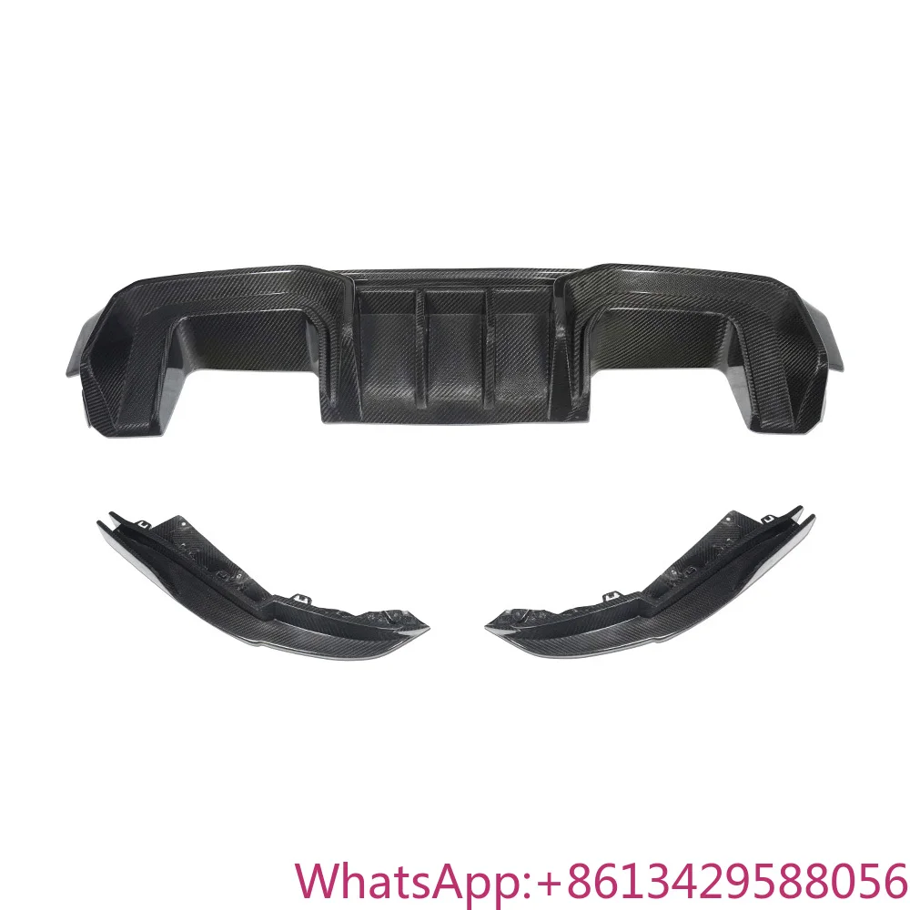 

Carbon Fiber Rear Bumper Diffuser Lip BLK for BMW M4 G82 2021-2023